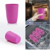 imageHomienly Wheat Straw Cups Set of 8 Unbreakable Drinking Cups Reusable Dishwasher Safe Water Glasses Kids Size 8 OZPink