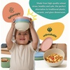 image:imageHomienly Wheat Straw Dinnerware Sets 40 PCS Plates and Bowls Sets with Cup Set and Dipping Bowls Unbreakable Camping Dishes Microwave and Dishwasher Safe Dinnerware Set for Dinner Outdoor BeigeLight Multicolor