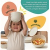 image:imageHomienly Wheat Straw Dinnerware Sets 40 PCS Plates and Bowls Sets with Cup Set and Dipping Bowls Unbreakable Camping Dishes Microwave and Dishwasher Safe Dinnerware Set for Dinner Outdoor BeigeBeige