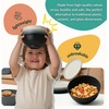 image:imageHomienly Wheat Straw Dinnerware Sets 40 PCS Plates and Bowls Sets with Cup Set and Dipping Bowls Unbreakable Camping Dishes Microwave and Dishwasher Safe Dinnerware Set for Dinner Outdoor BeigeGery Stone