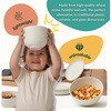 image:imageHomienly Wheat Straw Dinnerware Sets 40 PCS Plates and Bowls Sets with Cup Set and Dipping Bowls Unbreakable Camping Dishes Microwave and Dishwasher Safe Dinnerware Set for Dinner Outdoor BeigeWhite